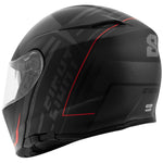 Casque moto modulable + Pinlock - S550 Noir et Rouge - Vignette | Boutique biker