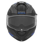 Casque intégral moto - Carver Noir mat & Bleu - Vignette | Boutique biker
