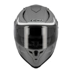 Casque intégral moto + PINLOCK - Venge Gris Mat - Vignette | Boutique biker