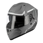 Casque intégral moto + PINLOCK - Venge Gris Mat - Vignette | Boutique biker