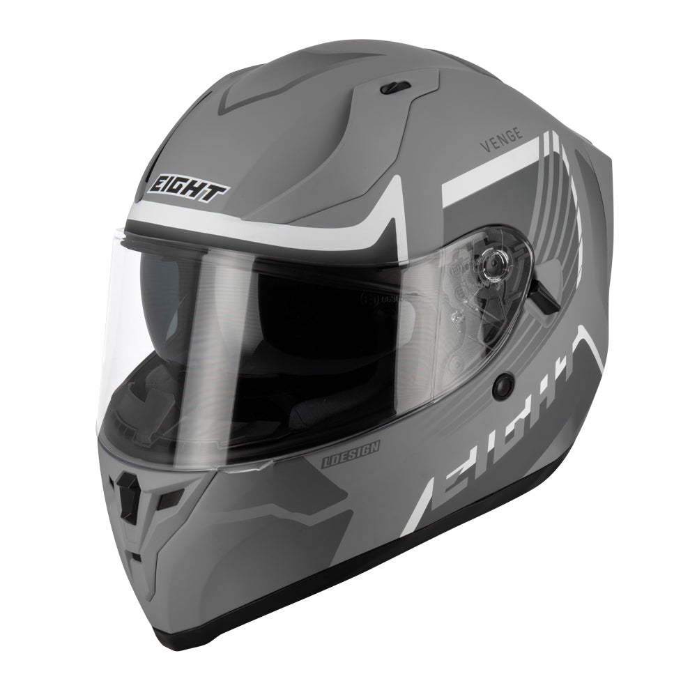 casque moto intégral noir et rouge graphique pour homme