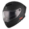 casque intégral MT noir mat pour motard homme urbain