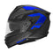 casque intégral Nox N304S bleu et noir au design sportif pour homme