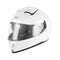 Casque intégral Nox N402 blanc, homologation ECE 22.06, confort, style urbain.