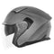 Casque jet Nox N130 titanium mat, design urbain, double écran, ECE 22.06, confort lunettes.