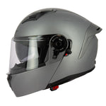 Casque moto modulable double écran - Eight S551 Dual Face titane - Vignette | Boutique biker