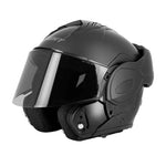 Casco da moto modulare FlipTech - nero | Pre-ordine - Vignette | Boutique biker