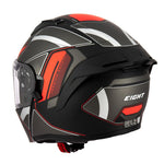 Casque moto modulable double écran - Eight S551 Dual Face noir et rouge - Vignette | Boutique biker