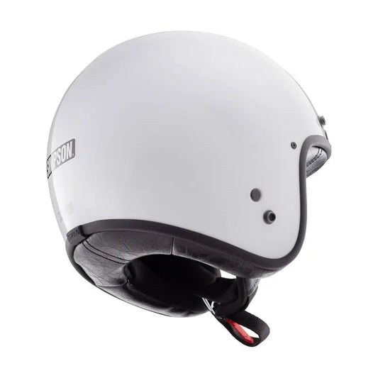 Casque jet moto - Chopper blanc