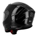 Casco integrale da moto - Eight S442 Plain Black - Vignette | Boutique biker