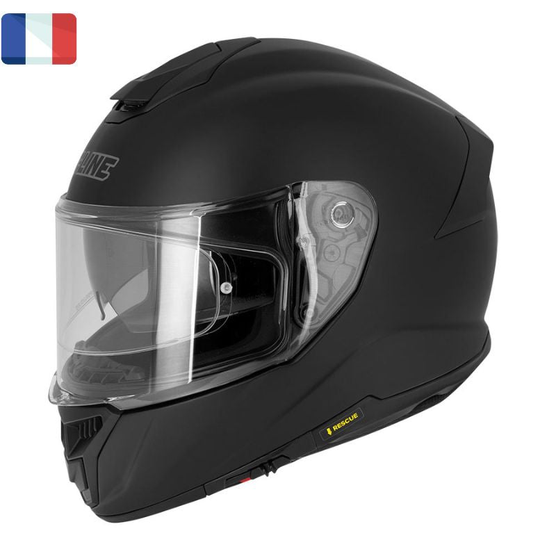 casque intégral noir mat S-Line pour motard urbain