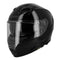 casque moto intégral noir eight s442 homologué homme femme pour usage urbain et touring