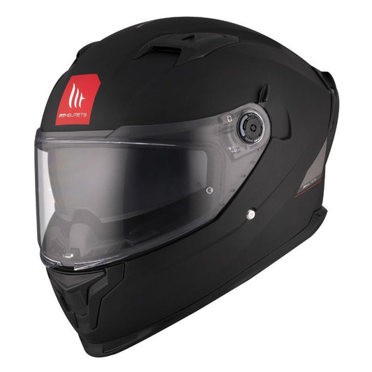 casque moto intégral noir mat pour homme mt braker