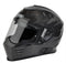 Casque intégral Simpson Venom Carbone, coque fibre de carbone visible, style agressif.
