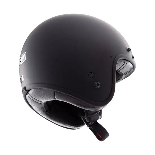 Casque jet moto - Chopper Noir Mat