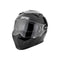 Casque Simpson Darksome modulable noir brillant, design agressif et mentonnière relevable.