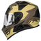 Casque intégral Simpson Venom Comanche camouflage marron vert, style agressif.