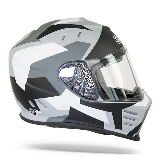 Casque moto intégral - Venom Blanc
