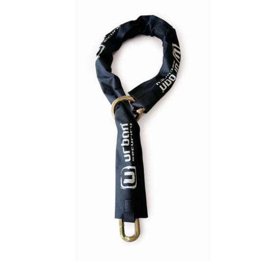 Chaîne antivol moto Urban lasso 14 mm en acier trempé avec gaine textile noire