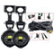 kit feux additionnels led moto stroboscopiques étanches avec faisceau et supports
