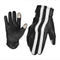 gants moto vintage cuir noir homme femme style rétro bandes réfléchissantes