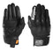 gants moto été Furygan Jet D3O Evo noir et blanc cuir textile tactiles homme CE S à 3XL