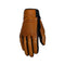 Gants moto été homme Jimmy Rusty Stitches cuir rétro marron/noir, nervures matelassées.