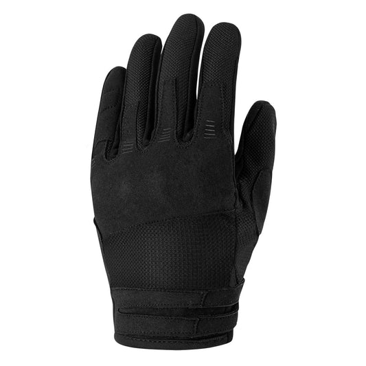 gants moto été homologués CE Eight Air Fresh noir homme respirants avec paume tactile et coques protection