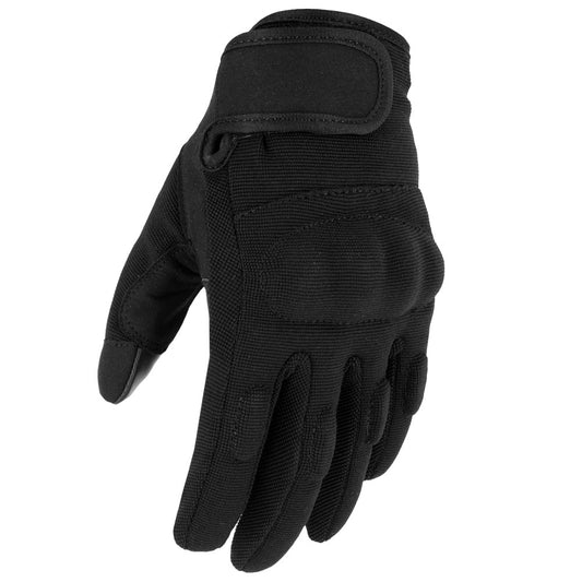 gants moto été homologués CE S-Line noir homme femme respirants avec paume cuir tactile