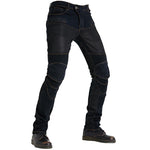 jeans da motociclista blu navy - Vignette | Boutique biker