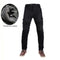 Jean moto hiver noir doublé polaire pour homme avec protections genoux et hanches