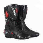 Botas de moto de cuero Speed - Vignette | Boutique biker