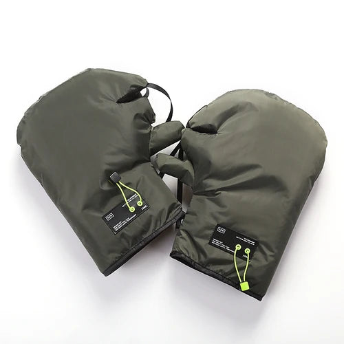 manchon hiver moto vert