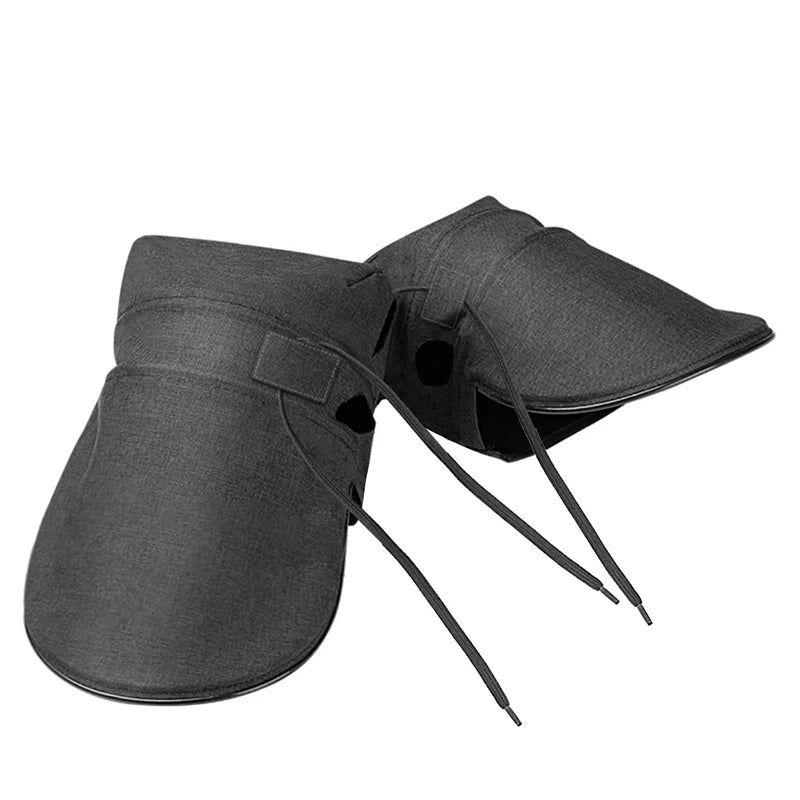 Manchons De Guidon Moto Hiver épais Avec Doublure Polaire – Coupe-vent, Imperméable, Garde Les Mains Au Chaud Pour Vélo, Scooter