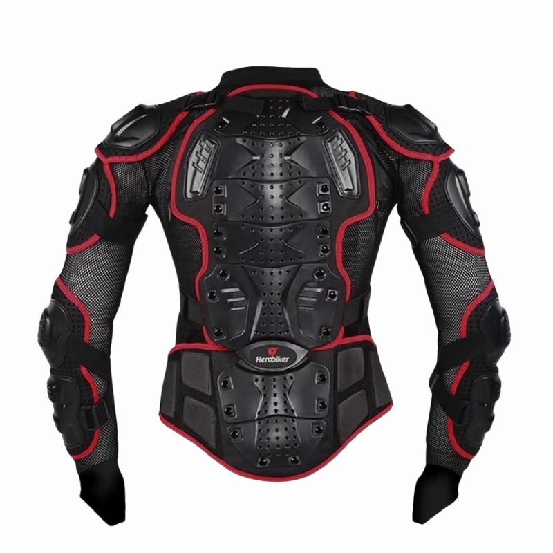 Gilet Protection Moto Cross Pare-Pierre Professionnel Rouge Taille M - Homme Femme