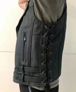 Gilet da motociclista in pelle - Biker gratuito - Vignette | Boutique biker