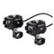 Phare LED moto longue portée noir Future Eyes avec support universel – éclairage puissant étanche IP67
