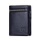 portefeuille homme cuir noir avec fermeture classique et design élégant
