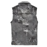 Gilet in denim da motociclista - Scuro - Vignette | Boutique biker
