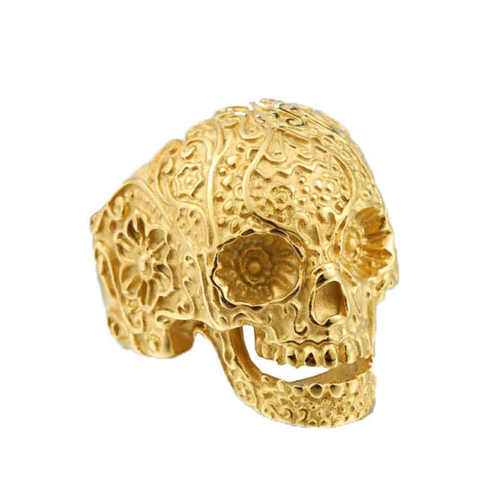 chevaliere tete de mort homme | Boutique biker