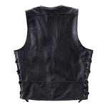 Gilet da motociclista in pelle con catene - Vignette | Boutique biker
