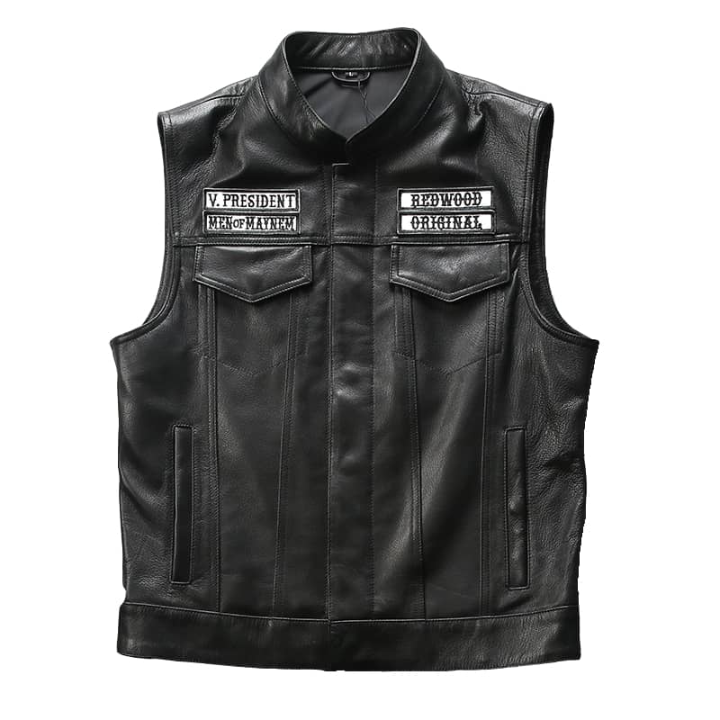 Gilet en Cuir type Sons Of Anarchy