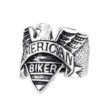 Anello da motociclista - motociclista americano - Vignette | Boutique biker