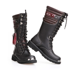 Bottes biker - Noir et rouge - Vignette | Boutique biker