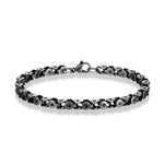 Bracelet biker en acier - Petite maille - Vignette | Boutique biker