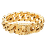 Bracelet biker en acier - Tête de mort méxicaine - Vignette | Boutique biker