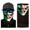cache-cou moto joker souriant, respirant et extensible, motif audacieux pour biker, protection vent et poussière, compatible casque moto