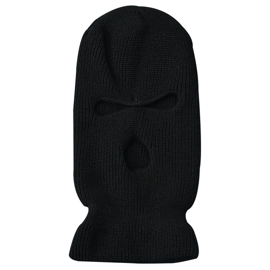 Cagoule moto hiver coupe-vent à 3 trous en coton, chaude et respirante, unisexe