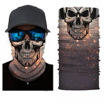Tour de cou moto tête de mort - Vignette | Boutique biker