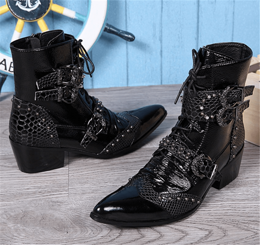 Santiags en cuir | Boutique biker